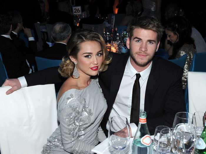 September 2010: Cyrus and Hemsworth rekindled their romance.