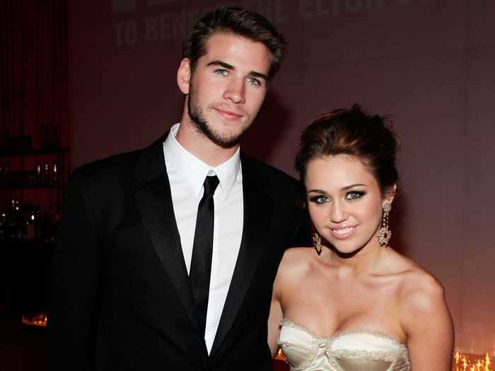 November 2009: Hemsworth and Cyrus kept their relationship private, but she called the actor her "best friend."