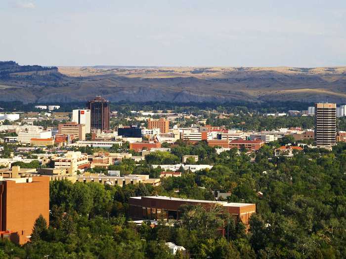 11. Between Phoenix and Billings, Montana