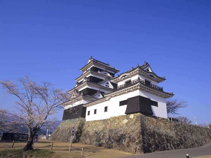 In July, the four-story Ozu Castle in western Japan