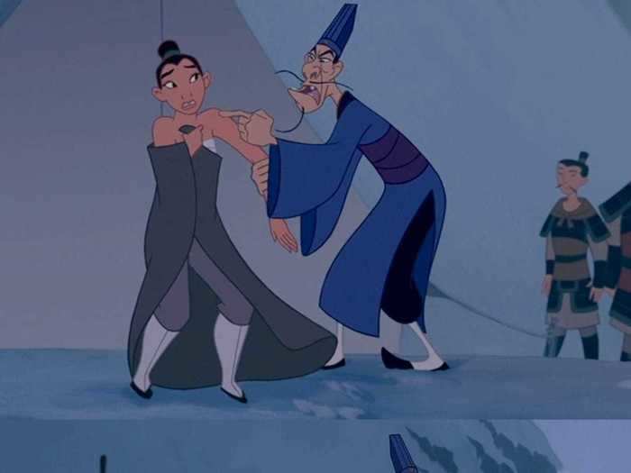 29. Mulan has complete control when she reveals her true identity in the live-action movie.