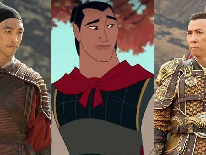 18. The live-action movie splits Li Shang into two characters.