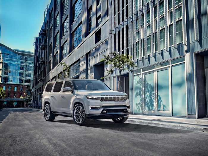 The concept Wagoneer is a plug-in hybrid, but Jeep didn