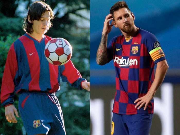 Now check out just how much has changed over Messi