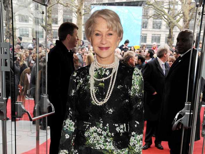 Just two days later, Mirren wore the same dress to attend an event for The Prince