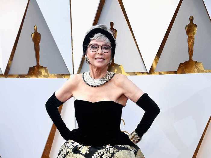 Moreno wore the dress again to the 2018 Oscars.