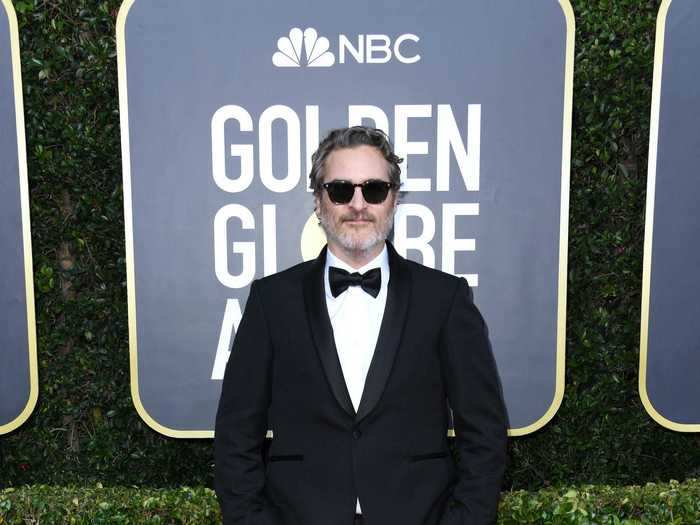 Joaquin Phoenix also embraced sustainability during the 2020 awards season by wearing the same Stella McCartney tuxedo to every award show.