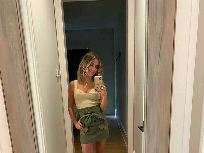 Cavallari said she typically lives in leggings during weekends, but she got dressed up on this particular Saturday for a dinner party with her girlfriends.