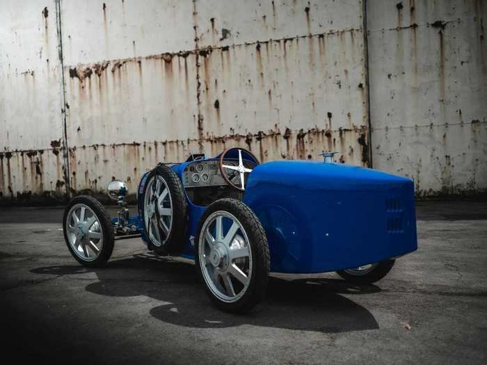 The top-of-the-line Pur Sang model — which Bugatti says is "targeted at collectors" — boasts hand-formed aluminum bodywork that requires more than 200 hours to create.