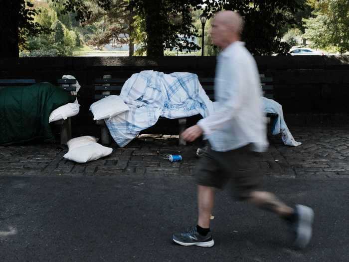 But things are expected to get worse. The pandemic could cause homelessness in the US to rise by 45%, pushing the total number to more than 800,000 people.