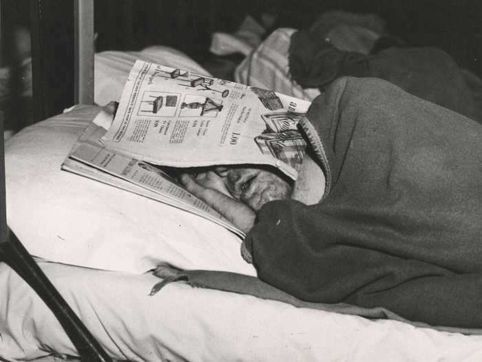 Along with shanty towns across the country bearing his name, other biting nicknames emerged, including "Hoover blankets" referring to newspapers people without homes slept under, "Hoover hogs" referring to edible armadillos, and "Hoover flags" referring to the turned-out pockets of people standing in line for food.