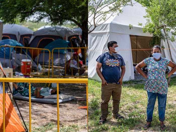 South of the border, in Matamoros, Mexico, roughly 1,500 people are living in tents, awaiting asylum hearings. Very few have gotten the virus.