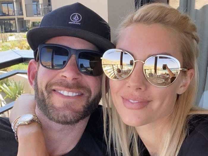 Her fiancé, Tarek El Moussa, is also a celebrity real estate agent.