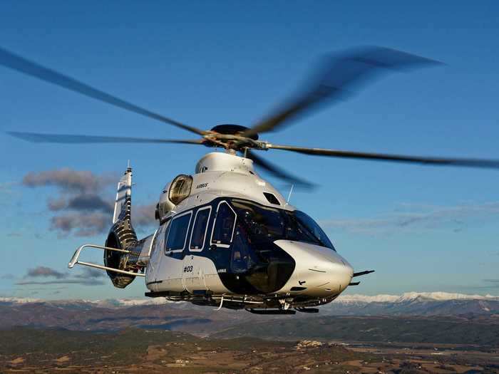 The helicopter also has an upgraded stabilizer and "sound-reducing" rotor blades.