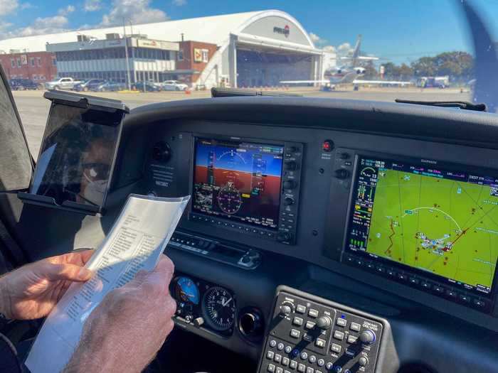 It took less than five minutes to get underway once we shut the doors as the pilot ran through the checklist with airline-like precision.