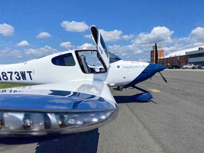 Hopscotch Air uses private terminals, known as fixed-base operators or FBOs, so passengers can skip the security checkpoint and long lines that they