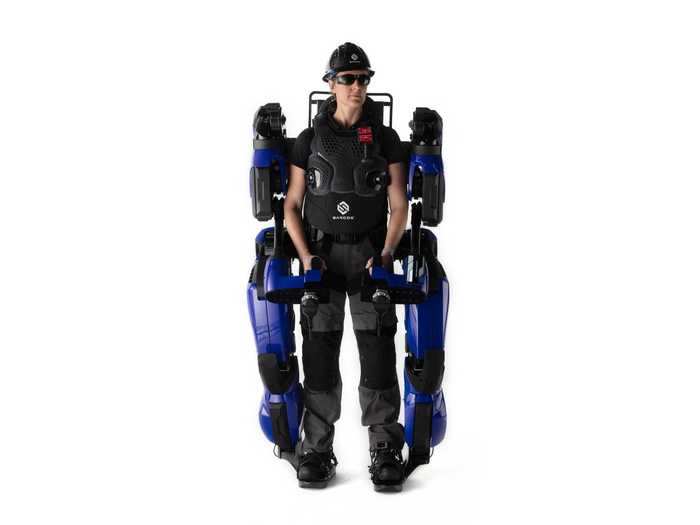 The exoskeleton can be used in scenarios where large machinery can