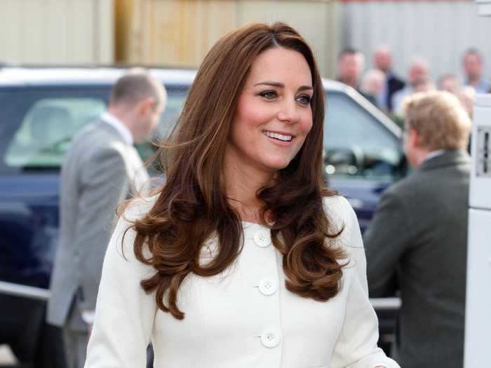 Kate Middleton is known for her amazing winter coats, including this stunning white one.