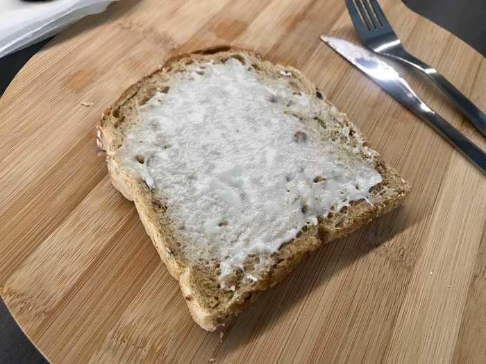 The first step is to spread an optional layer of mayonnaise over your first slice of bread. As far as I