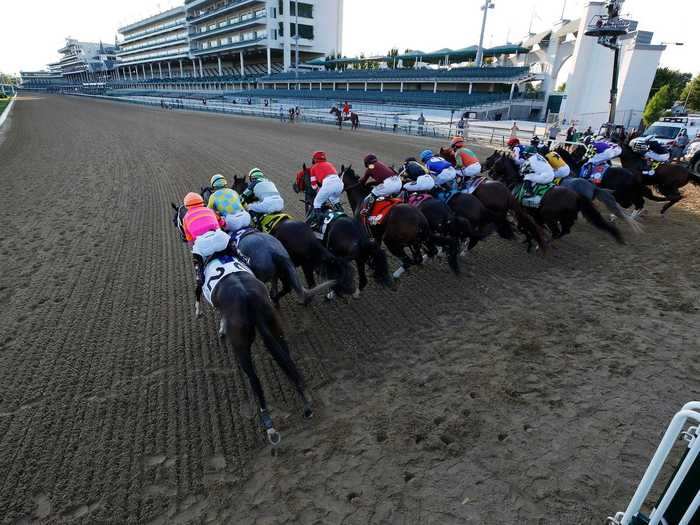 While 20 horses typically compete in the Kentucky Derby, this year the race was limited to 15.