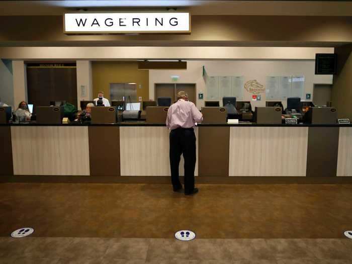 Wagering on the Kentucky Derby is a sport in itself — but this year, the bets were few and far between.