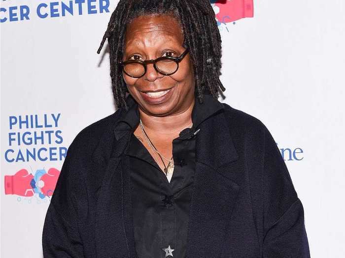 Whoopi Goldberg became a grandmother at 33.