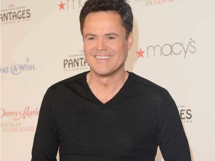 Donny Osmond was 47 when he became a grandfather.