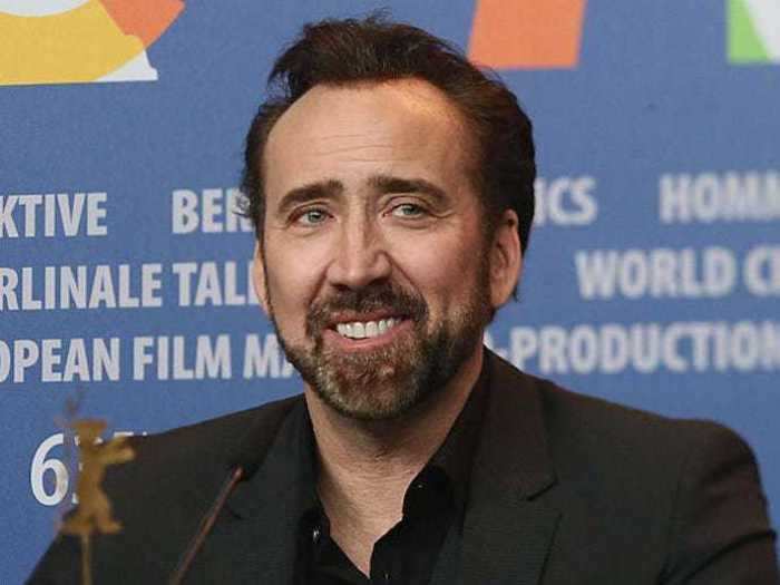 Nicolas Cage became a grandfather at the age of 50.