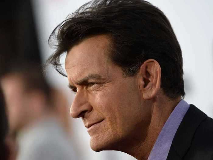 Charlie Sheen was 47 when he became a grandfather.