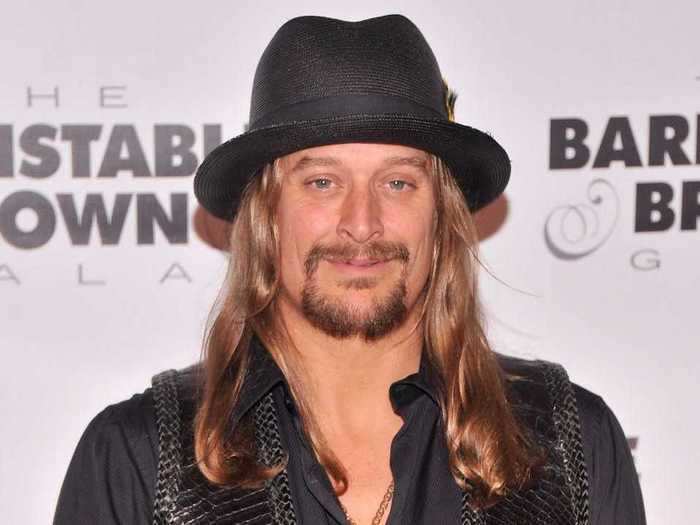 Kid Rock became a grandfather at 43.