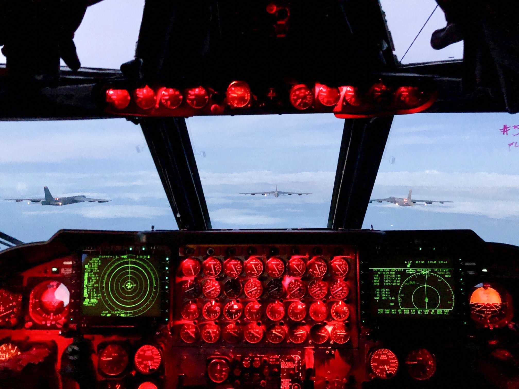 Air Force B-52 cockpit