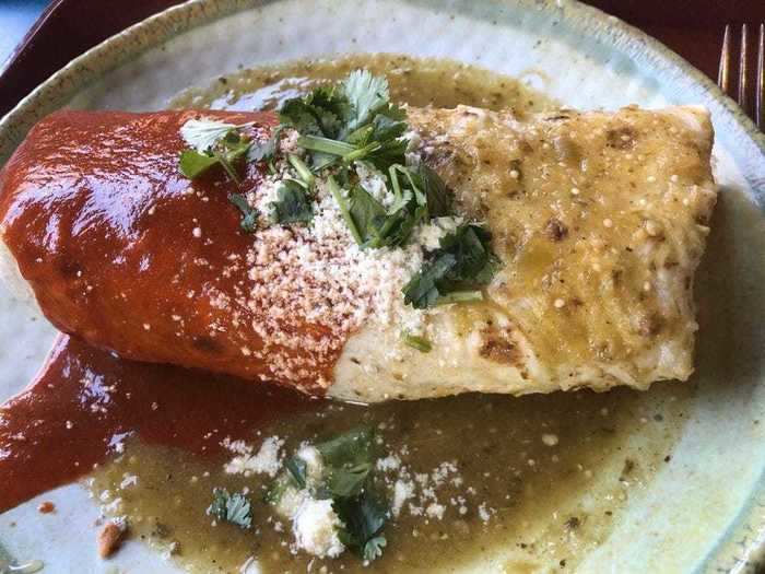 The Zocalo burrito from Rancho del Zocalo in Frontierland isn