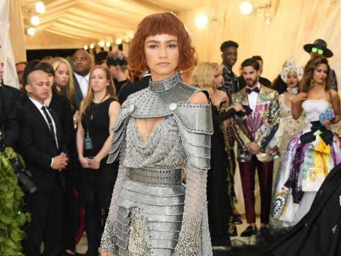 Zendaya channeled Joan of Arc for the 2018 Met Gala.