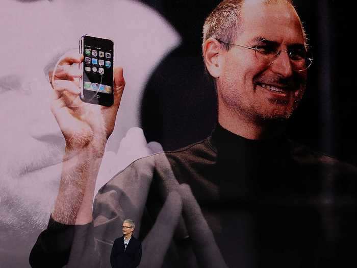 But Cook had some big shoes to fill. The iPhone, especially, is an internationally beloved product, and Jobs is held up as one of the greatest CEOs in history. "His greatest gift ... was not a singular product, but rather Apple itself," Cook said of Jobs in 2017.