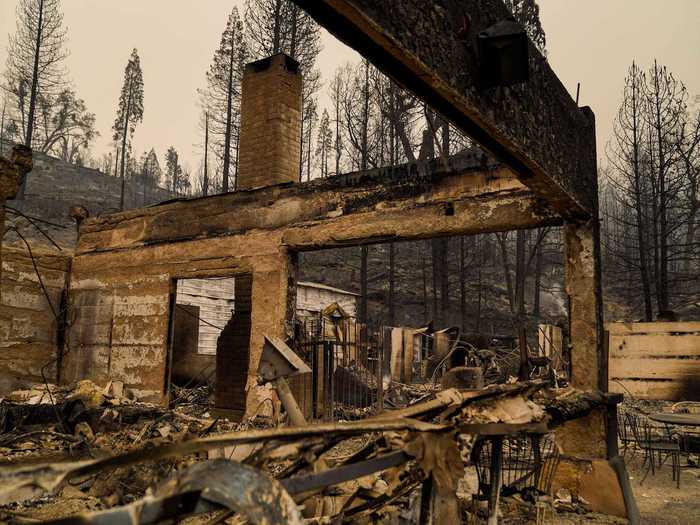 The damage is tangible — buildings and structures across California have undergone fire damage or burnt to the ground entirely.