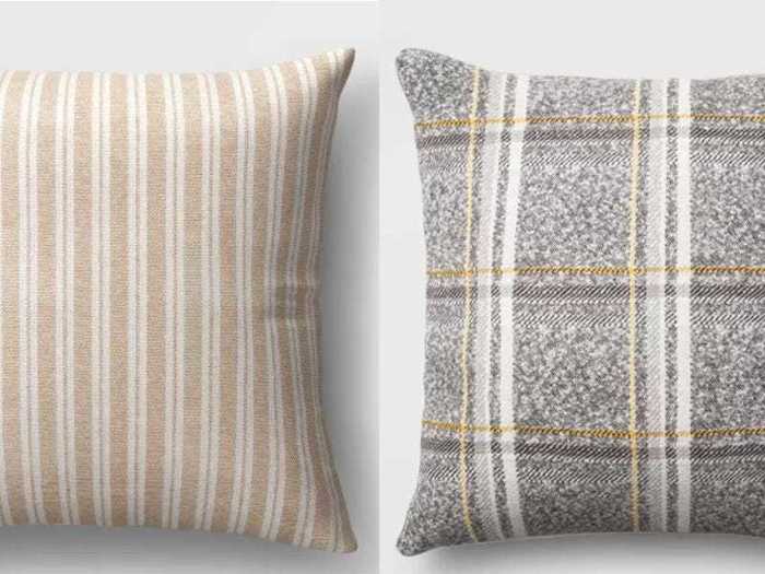 New throw pillows can really transform and refresh your space.