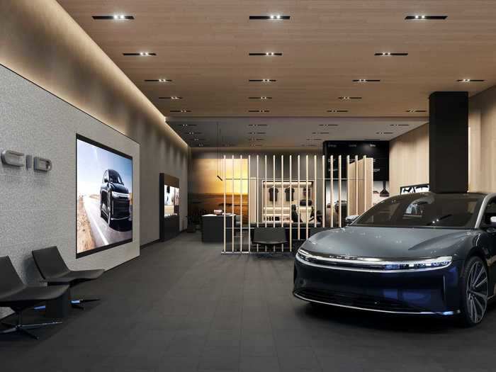 But more boutiques are coming. The cars will be sold through a direct-sales model, like Tesla.