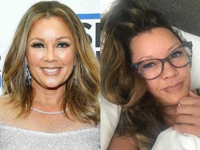 Vanessa Williams celebrated her 57th birthday by lounging in bed with no makeup on.