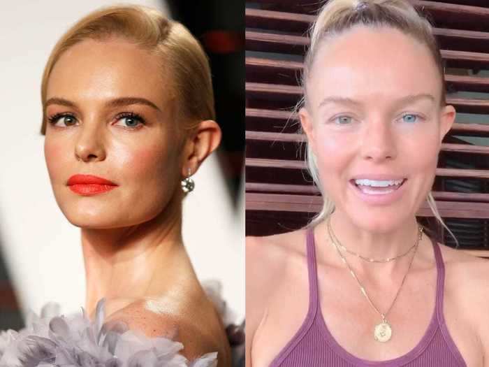 In December of that year, Kate Bosworth filmed her skin-care routine while vacationing in St. Lucia.