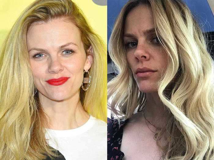 Brooklyn Decker embraced her natural freckles in a 2018 selfie.