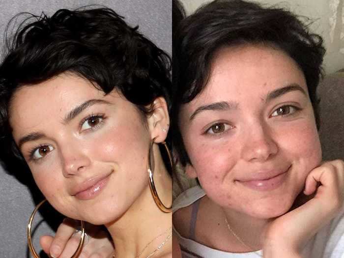 After appearing on the 22nd season of "The Bachelor," Bekah Martinez went without makeup for a photo with former contestant Ashley Iaconetti.