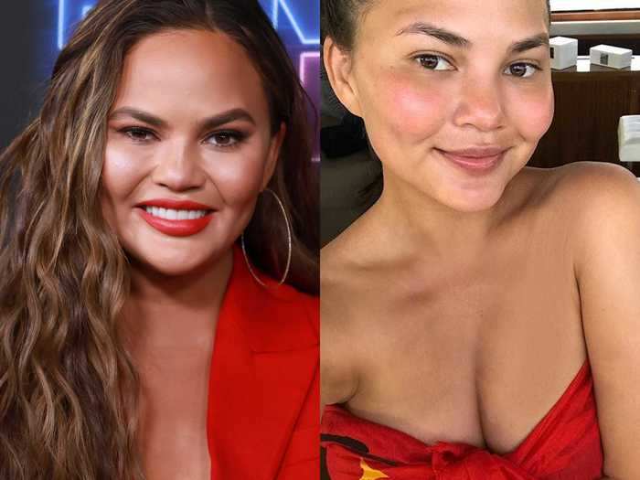 By the summer, John Legend had shared a seemingly makeup-free photo of Chrissy Teigen on his Instagram.