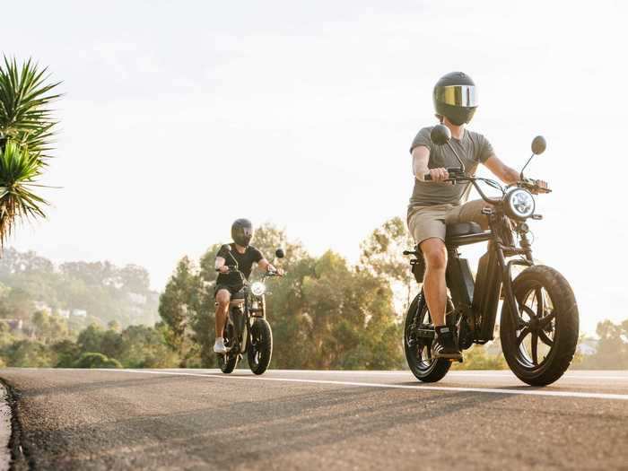 Using the throttle only, the bike can travel more than 60 miles according to the company