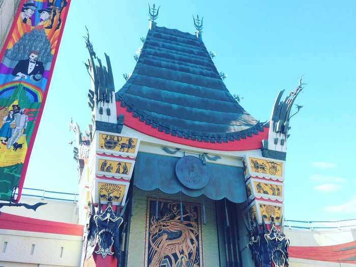 The Chinese Theatre at Hollywood Studios is a near-perfect recreation of the original.