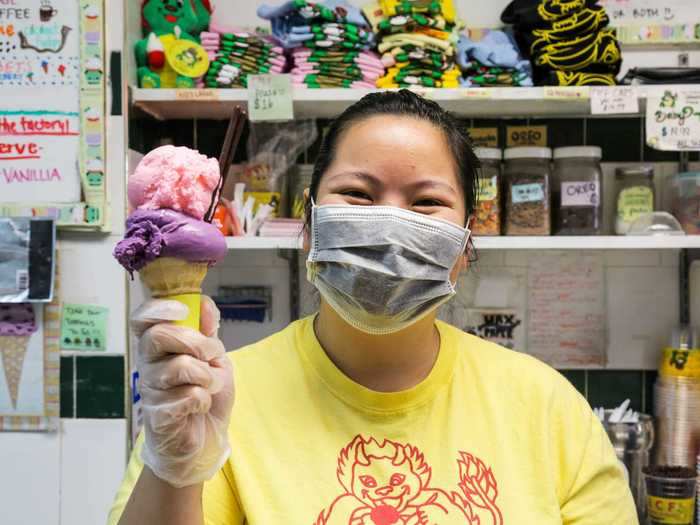 Crystal Kong has worked at the store for five years, and now manages all three locations — there