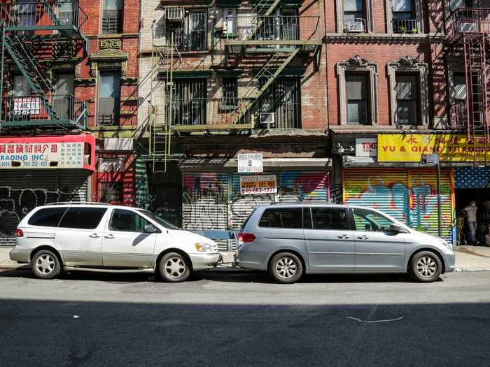 Things looked grim on the way down through the Bowery.