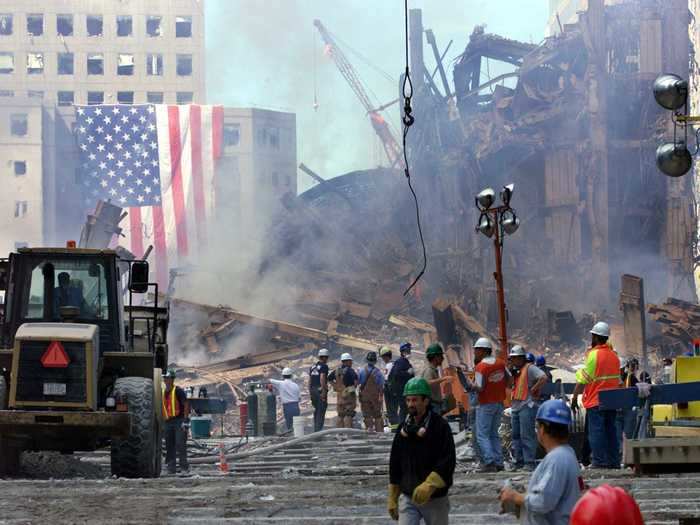 In the months after 9/11, the nation came together to help those affected by the attacks. Blood banks were overwhelmed with donations, and hundreds of people volunteered to sift through rubble at Ground Zero.