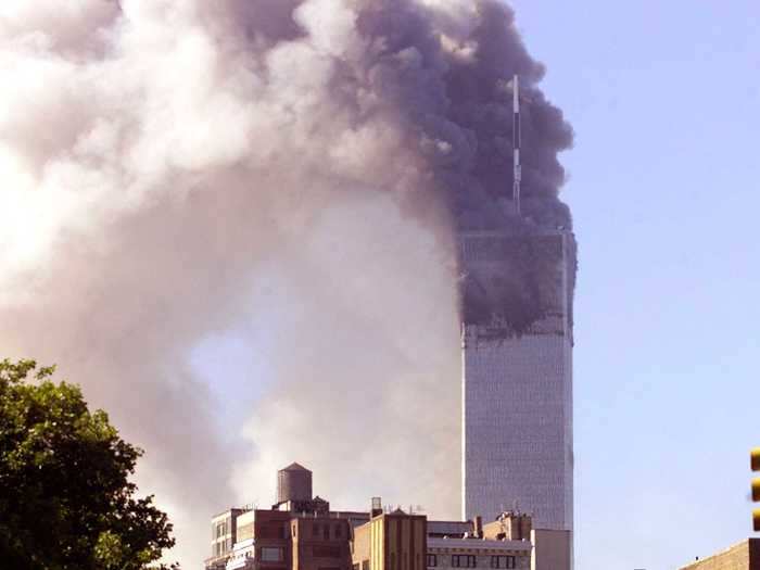 At 10:28 a.m. the North Tower collapsed. It took only 12 seconds for the Towers to fall.