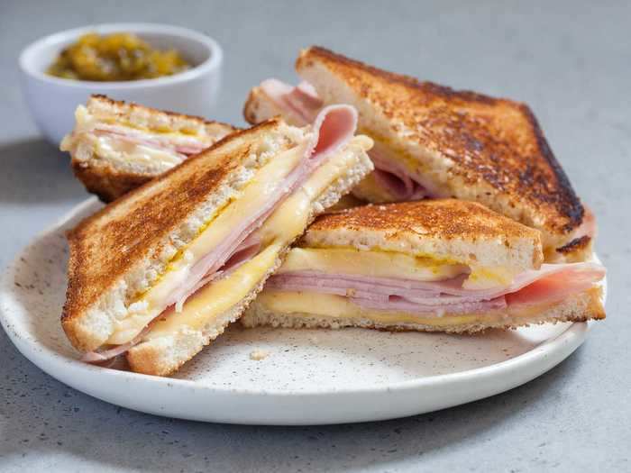 VIRGINIA: A grilled ham and cheese