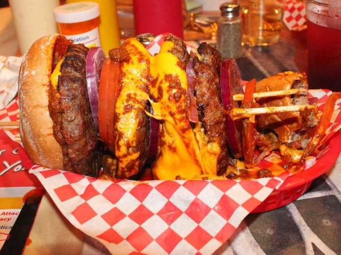 NEVADA: A Heart Attack Grill burger